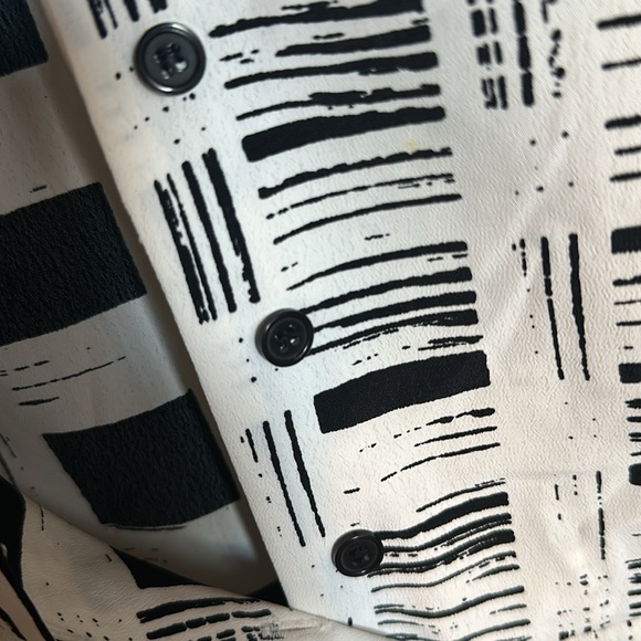 Topshop (US6) asymmetric printed midi dress - Picture 7 of 9